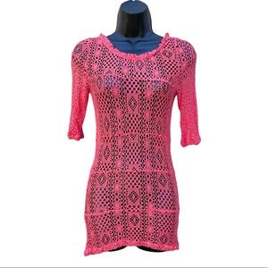 Intimately Free People | XS | linen blend | coral beach cover up or lingerie